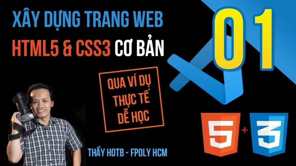 Khóa web cơ bản HTML CSS 2021